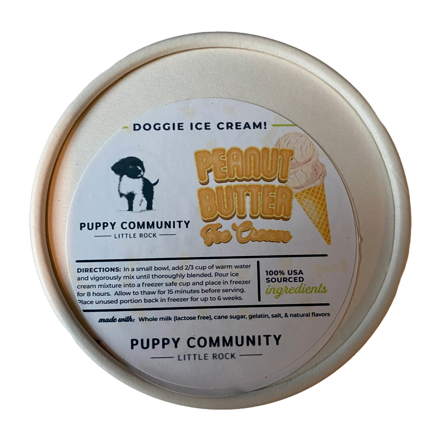 Peanut Butter Doggie Ice Cream