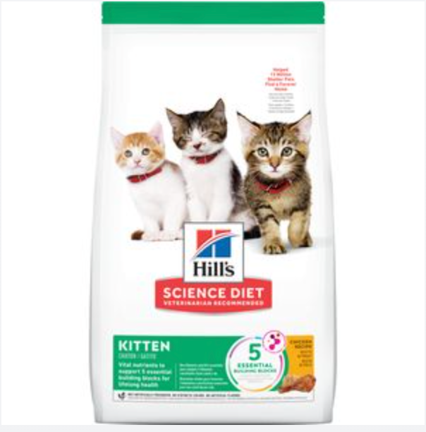 Hill's Science Diet Kitten Dry Cat Food, Chicken Recipe