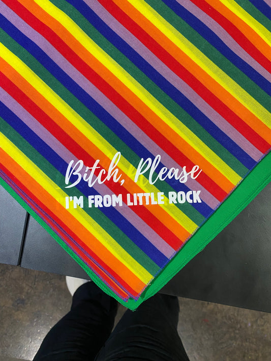 Bitch Please - I'm from Little Rock Dog Bandana