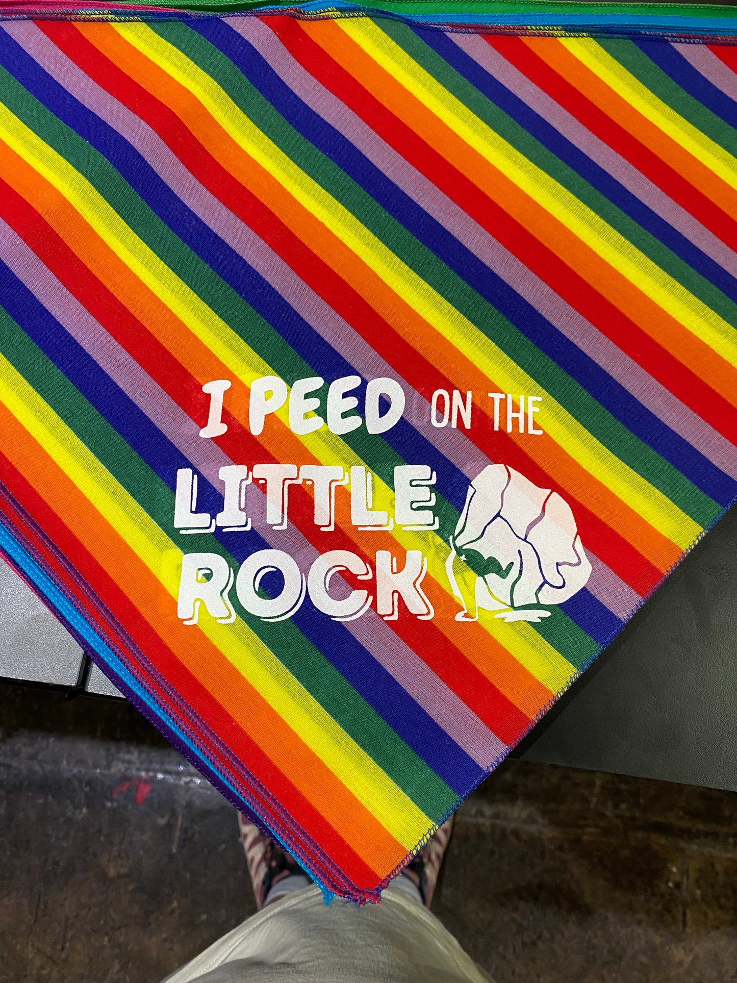 I Peed on the Little Rock Bandana