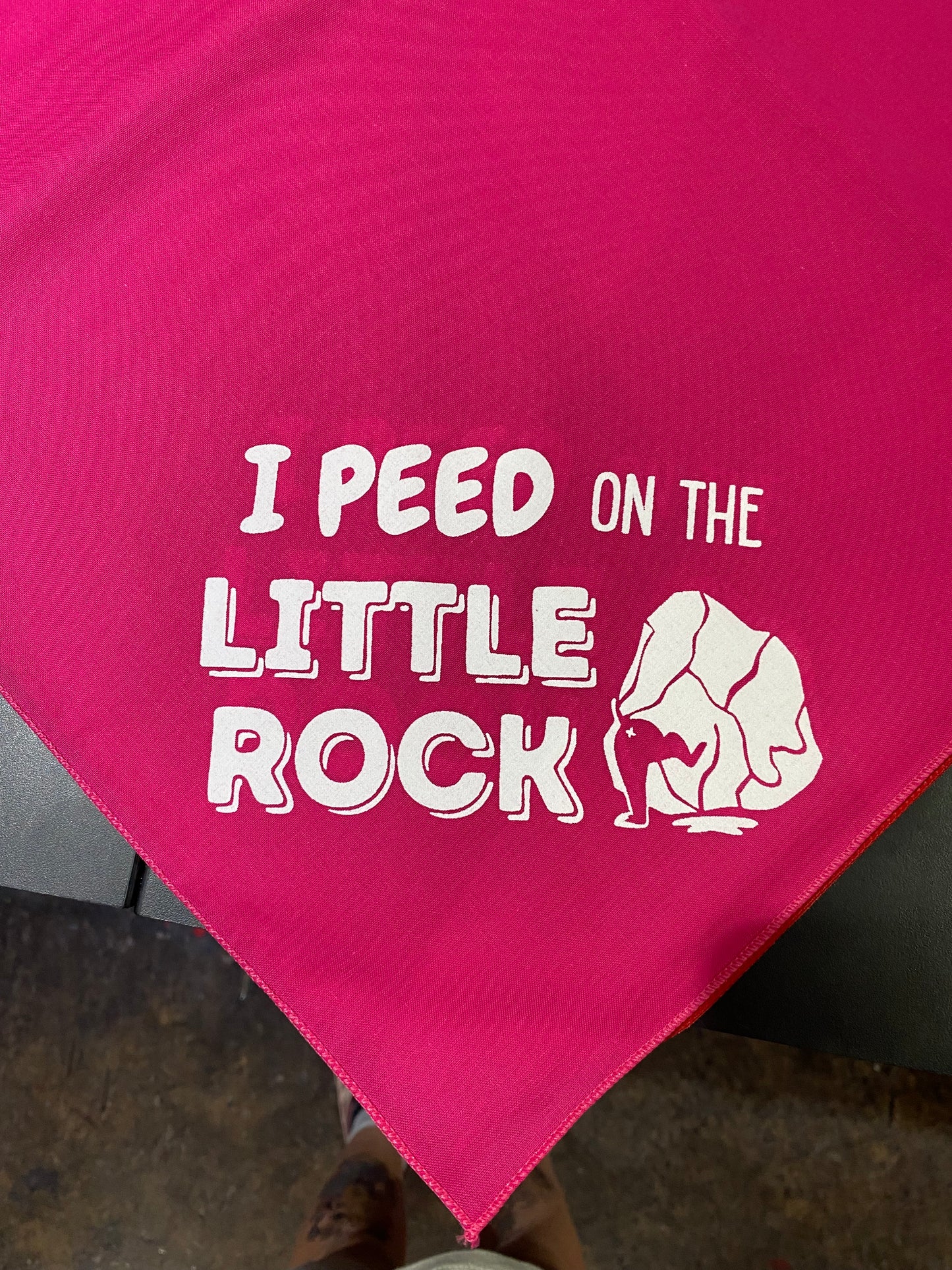I Peed on the Little Rock Bandana