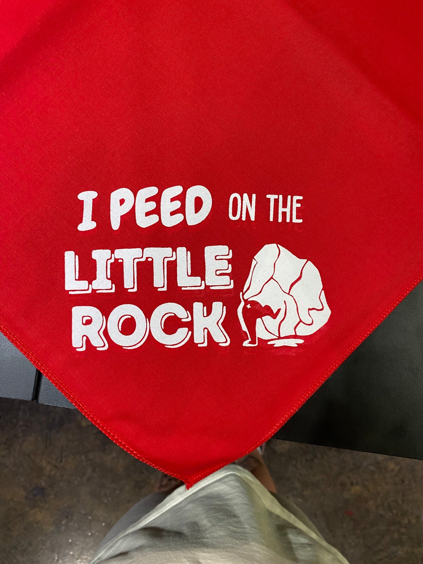 I Peed on the Little Rock Bandana