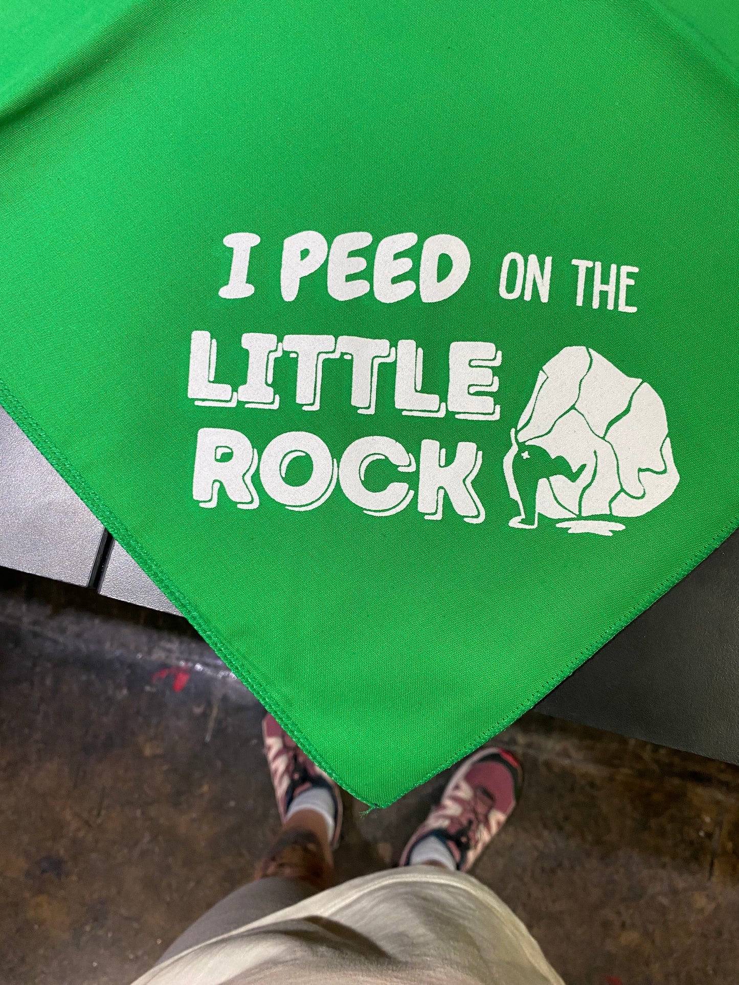 I Peed on the Little Rock Bandana