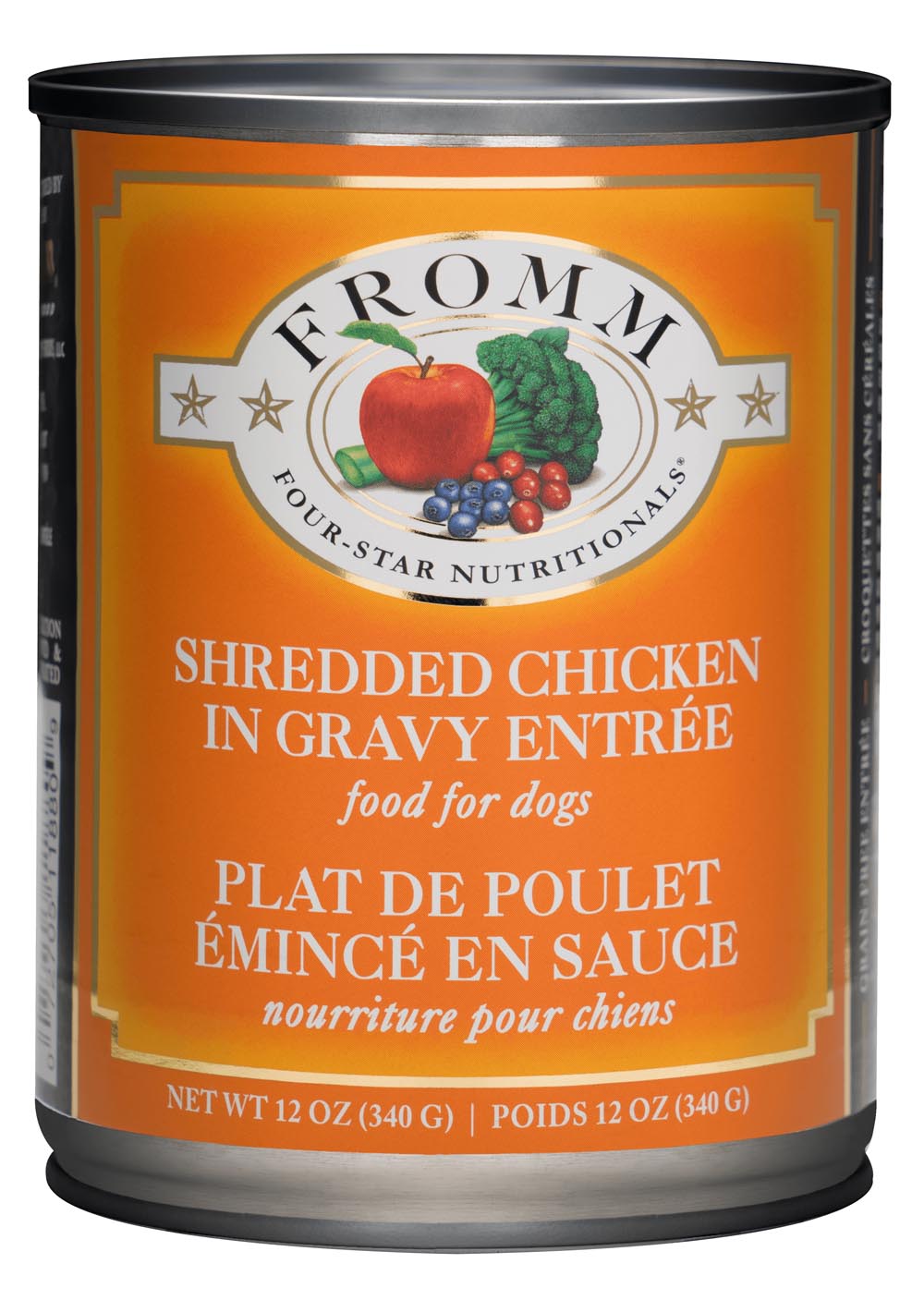 Fromm Four Star GF Shredded Chicken Dog Food Wet