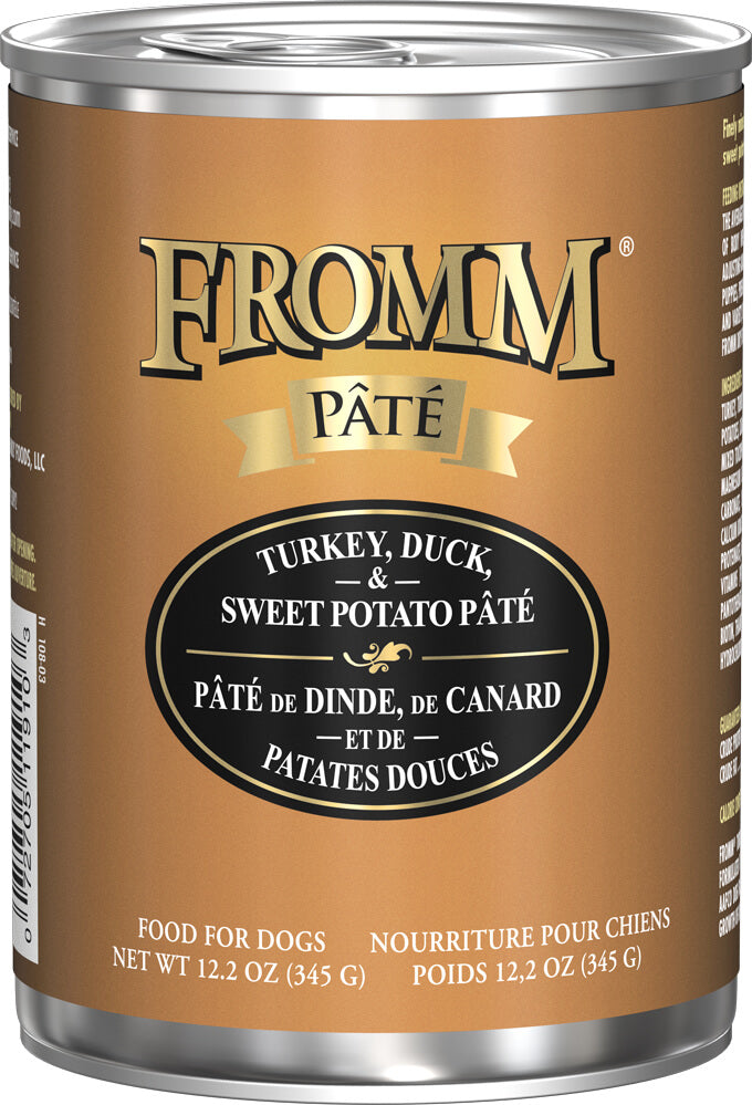 Fromm Pate GF Turkey & Duck Dog Food Wet