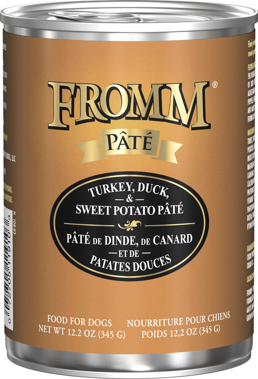 Fromm Pate GF Turkey & Duck Dog Food Wet