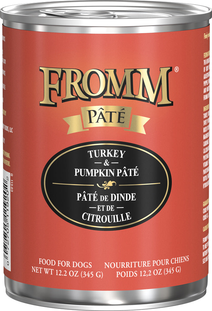 Fromm Pate GF Turkey & Pumpkin Dog Food Wet