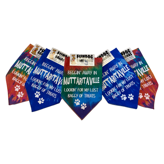 Beggin Away in Muttaritaville Dog Bandana