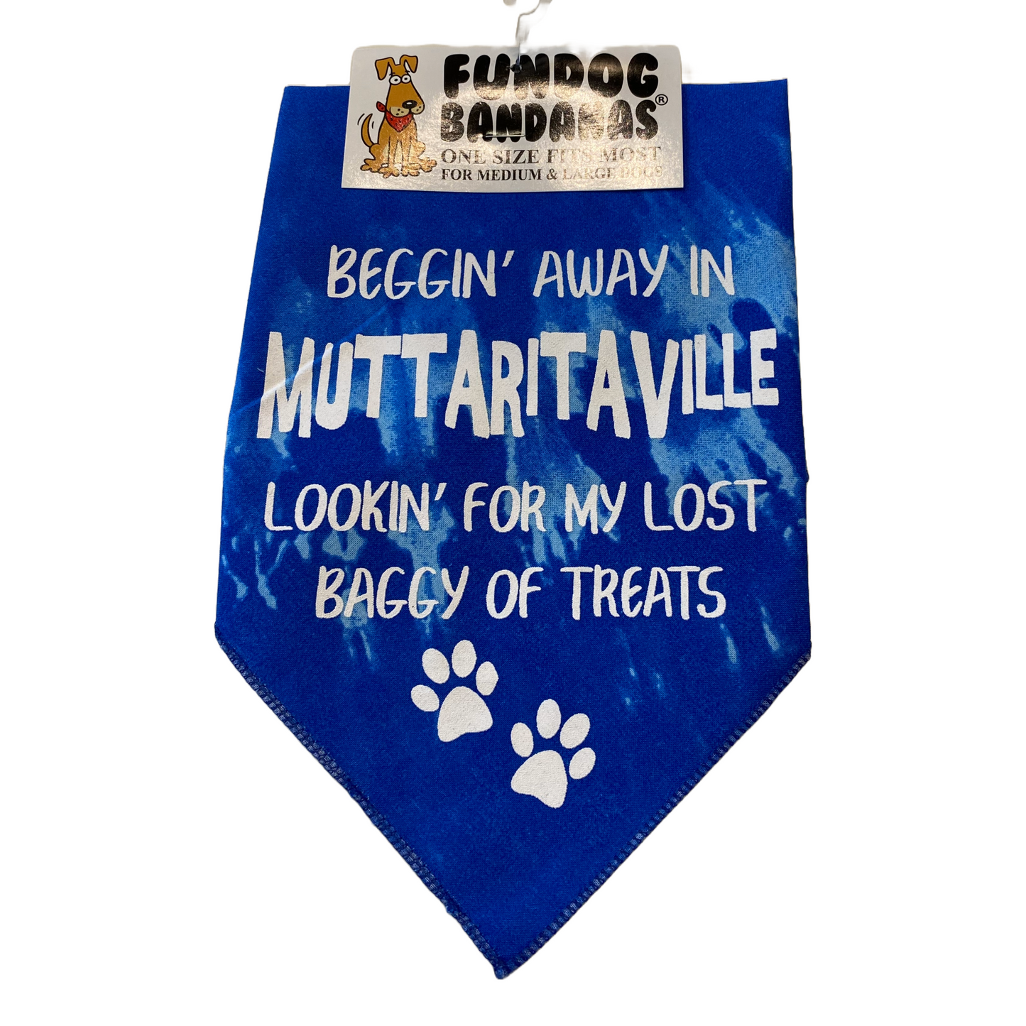 Beggin Away in Muttaritaville Dog Bandana