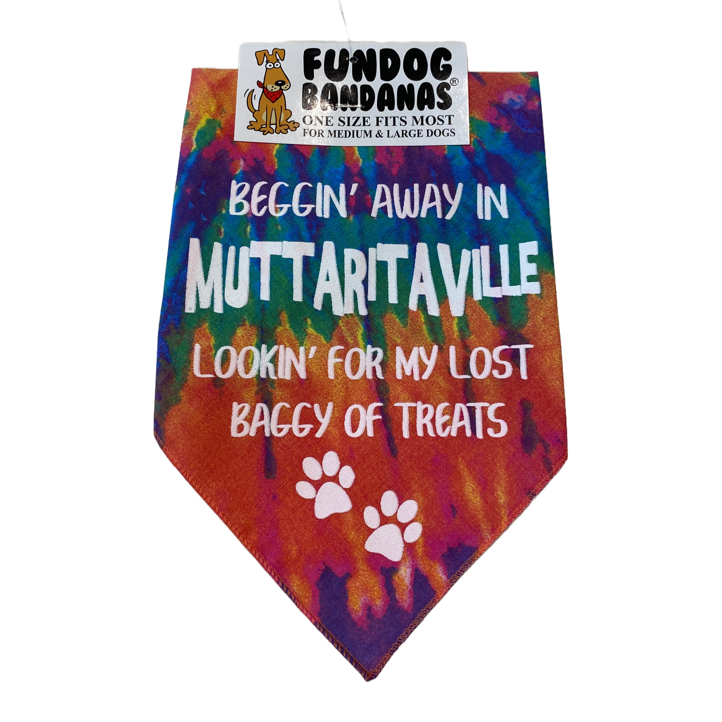 Beggin Away in Muttaritaville Dog Bandana