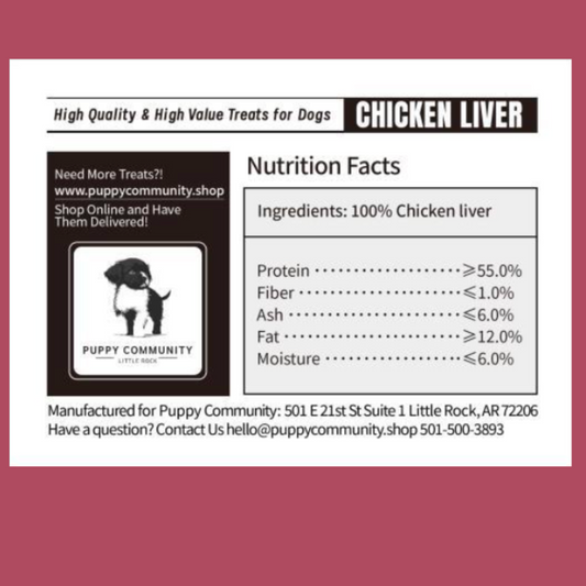 Chicken Liver Treats by Puppy Community