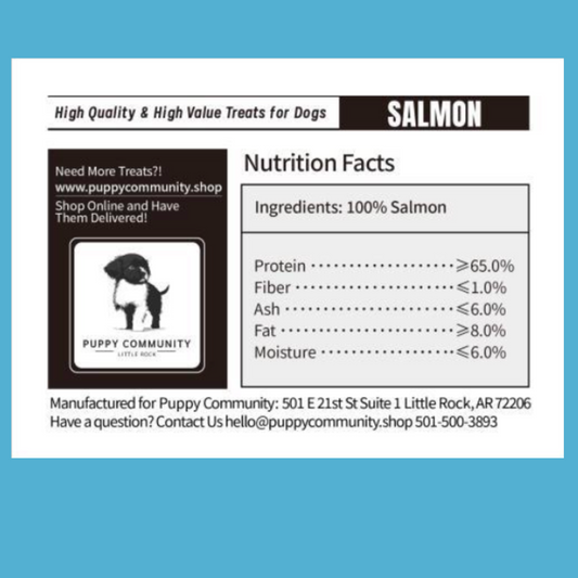 Salmon Treats by Puppy Community