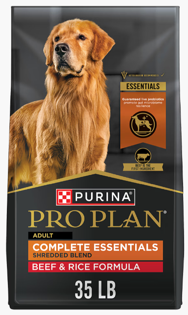 Pro Plan Complete Essentials Shredded Blend Beef & Rice
