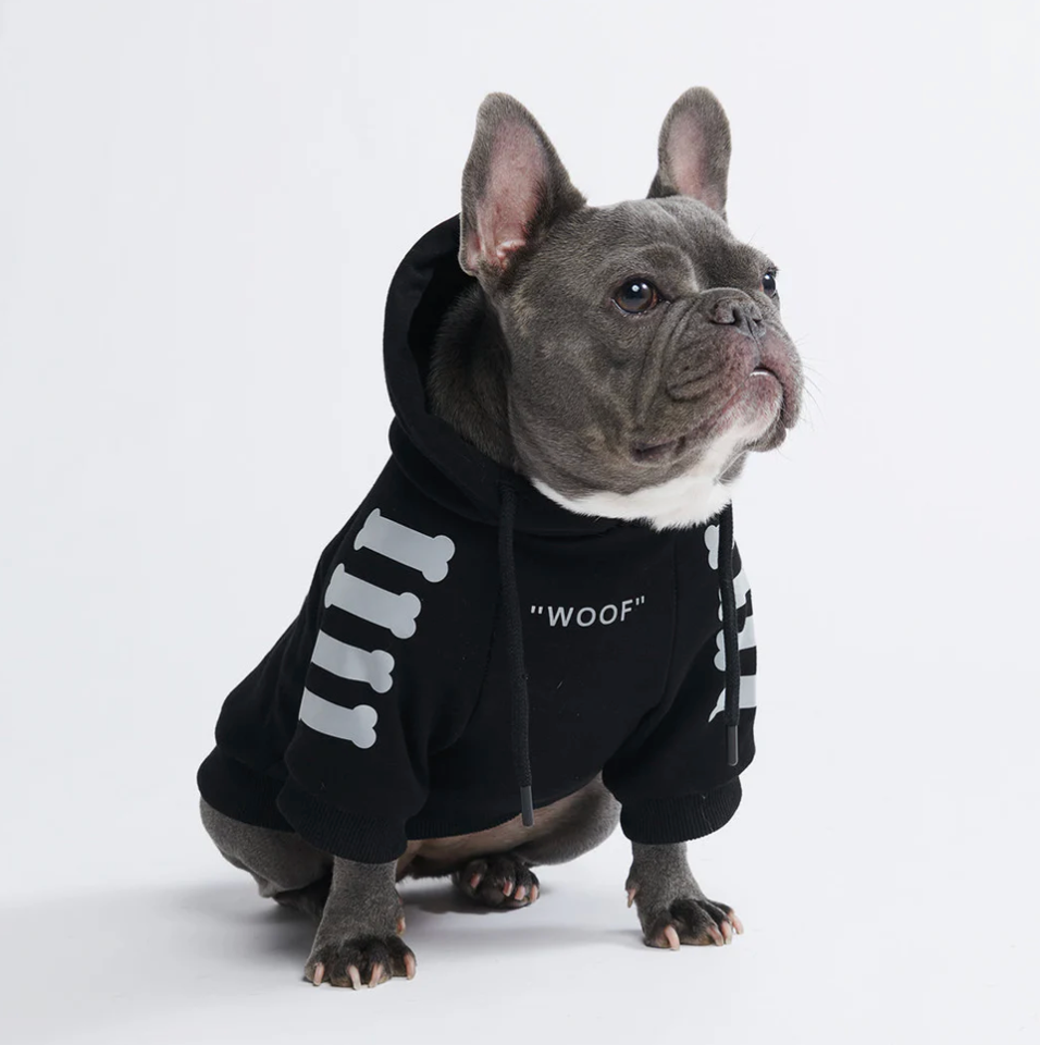 Dog Hoodie - Woof Reflective
