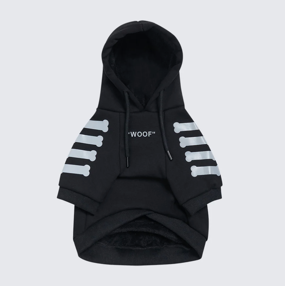 Dog Hoodie - Woof Reflective