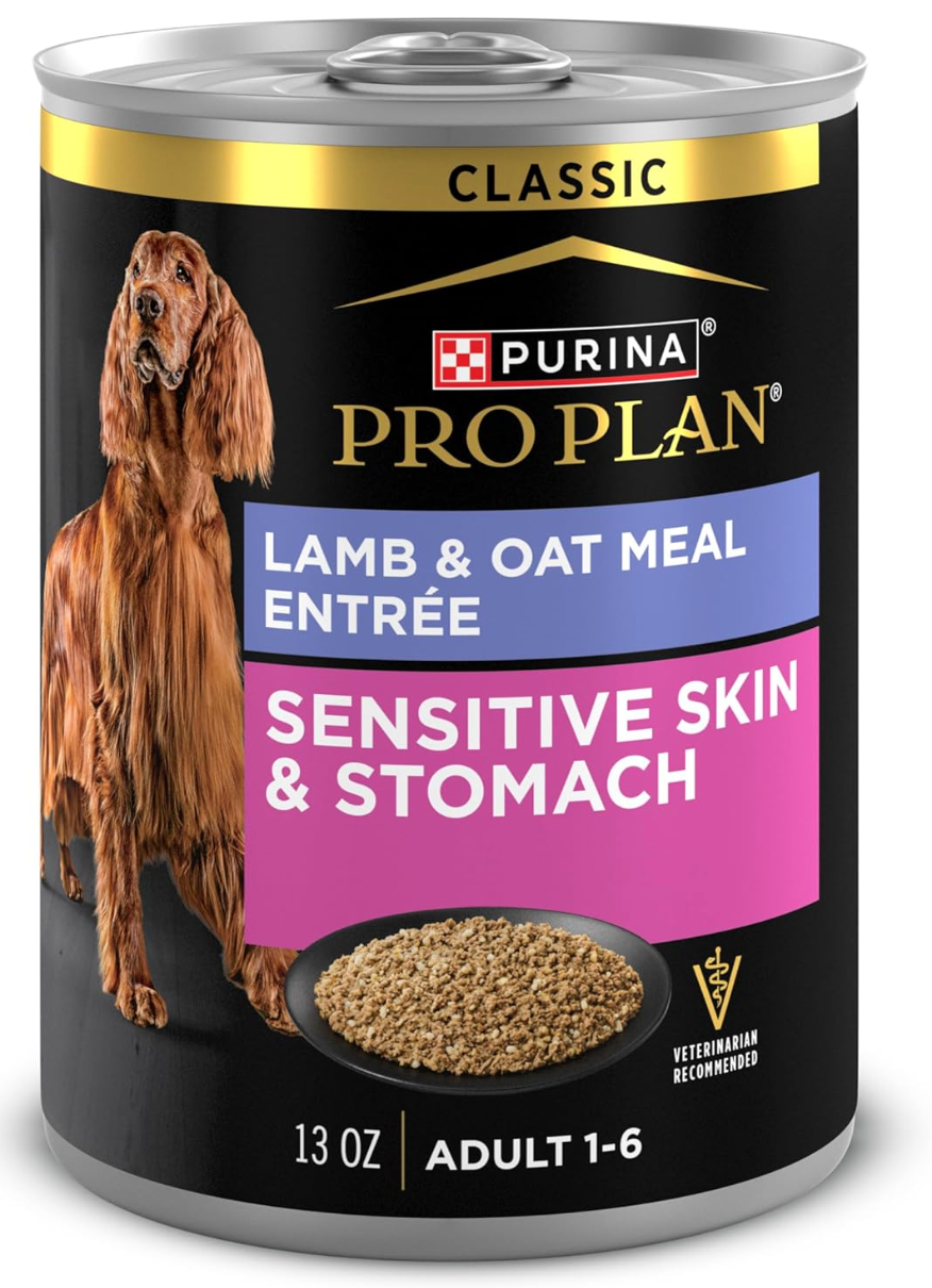 Pro Plan Sensitive Skin & Stomach Lamb & Oatmeal 13 oz. Can