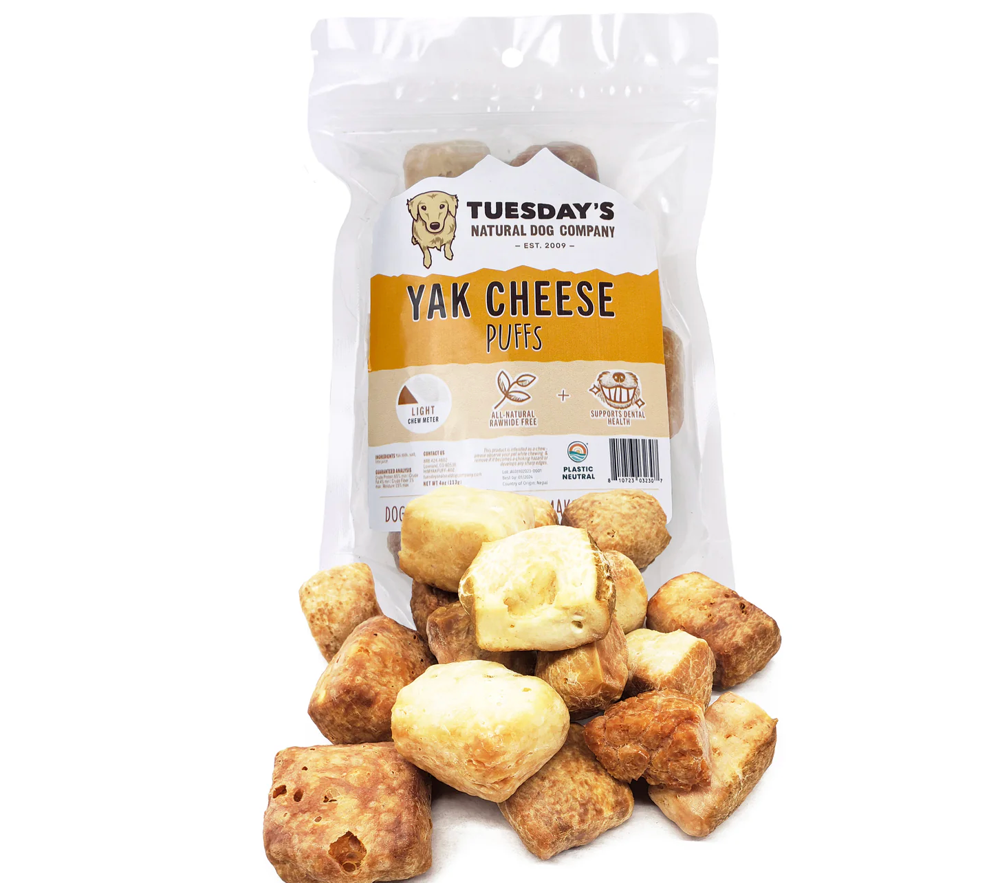 Yak Cheese Puffs - 4OZ