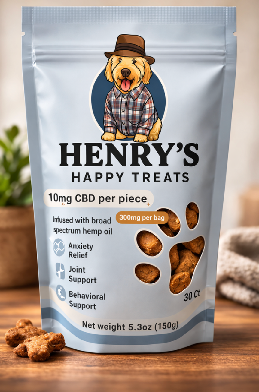 Henry's Happy Treats (rebranded Hippie Hounds CBD Dog Treats) 10mg