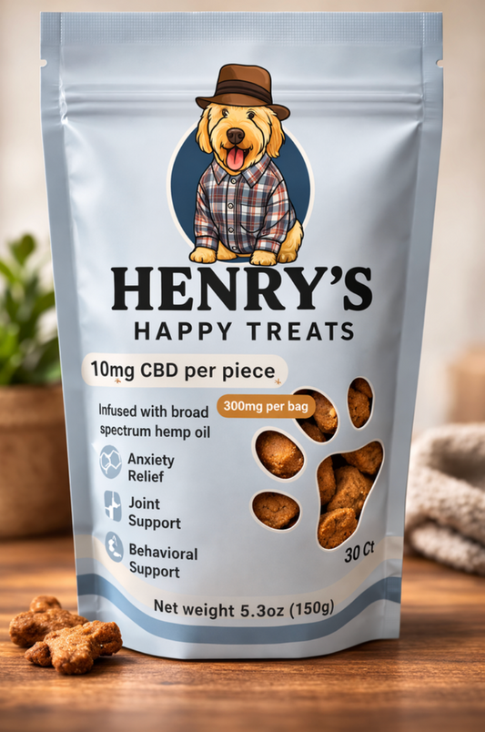 Henry's Happy Treats (rebranded Hippie Hounds CBD Dog Treats) 10mg