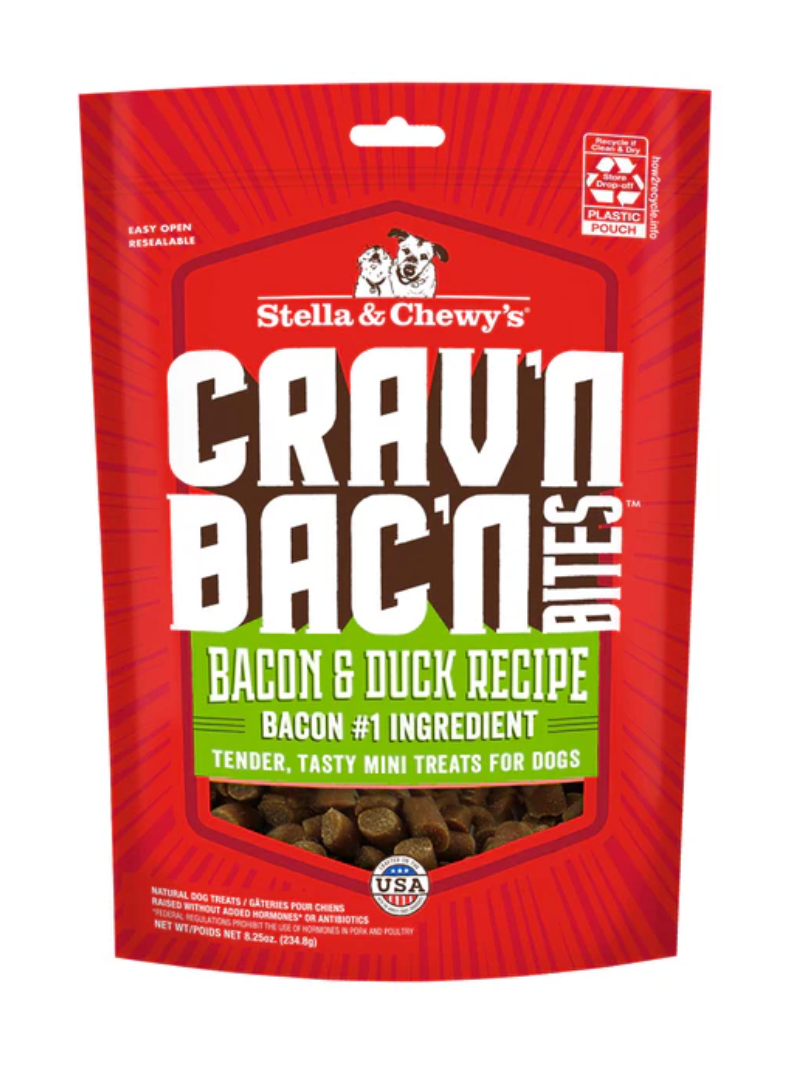 Stella & Chewy's Crav'n Bac'n Bites Bacon & Duck Treats