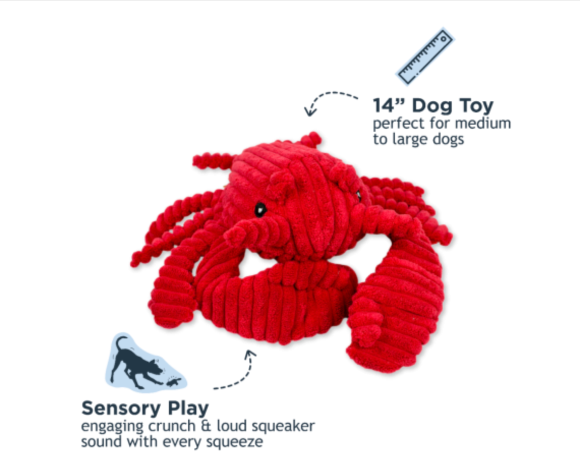 Plush Lobster Crunch Toy