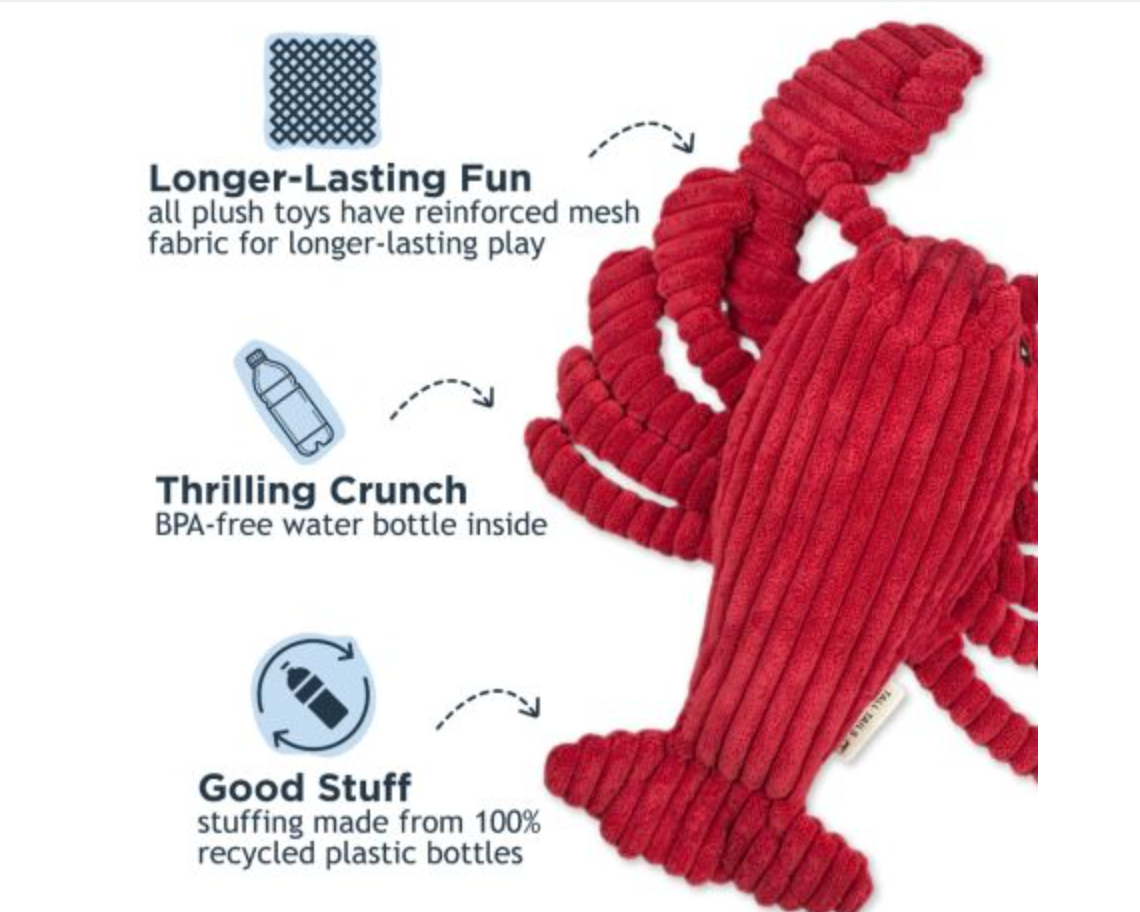 Plush Lobster Crunch Toy