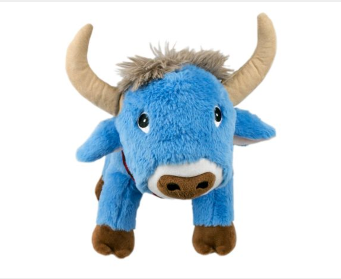 Plush Blue Ox Squeaker / Crinkle Toy
