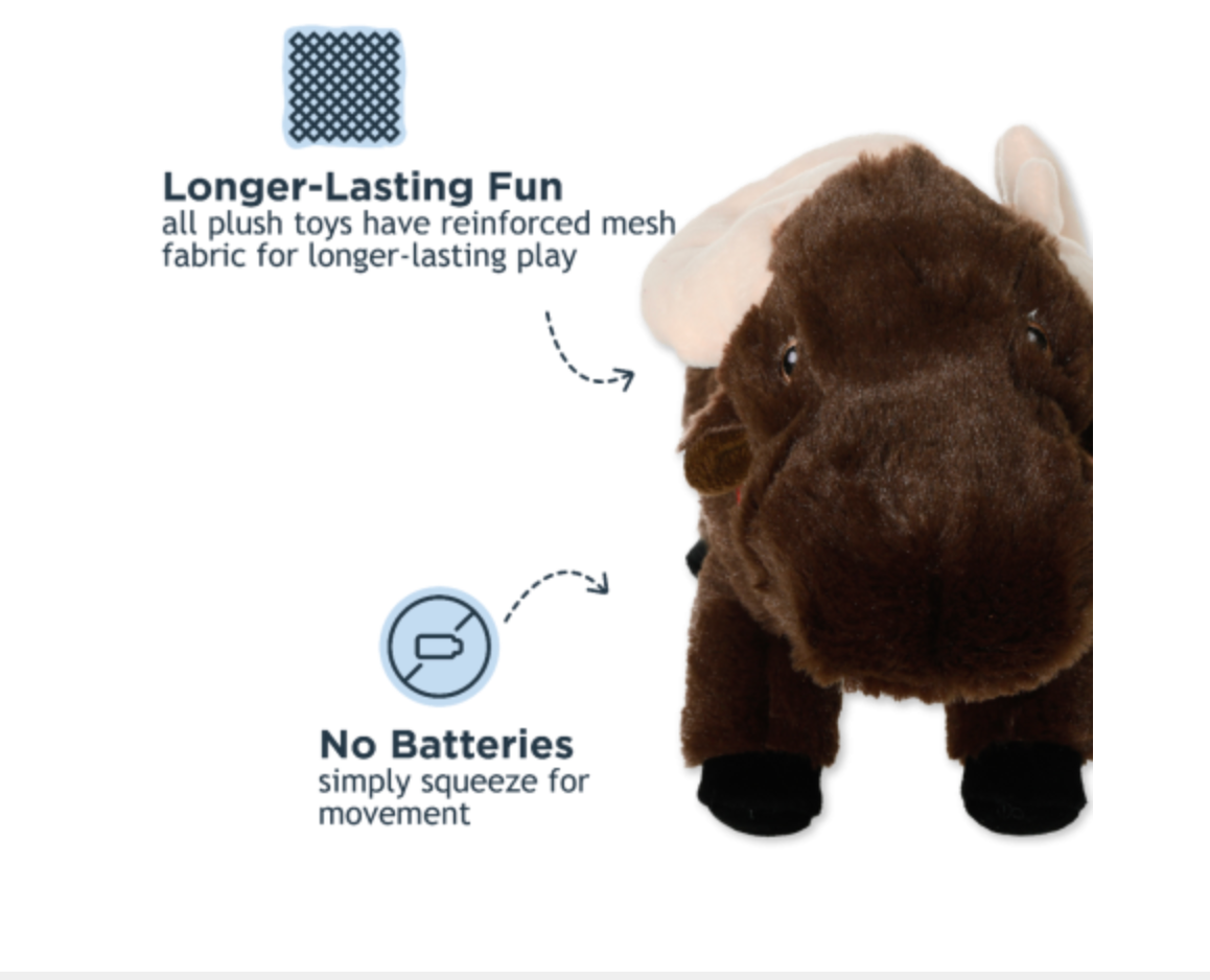 Animated Moose Dog Toy