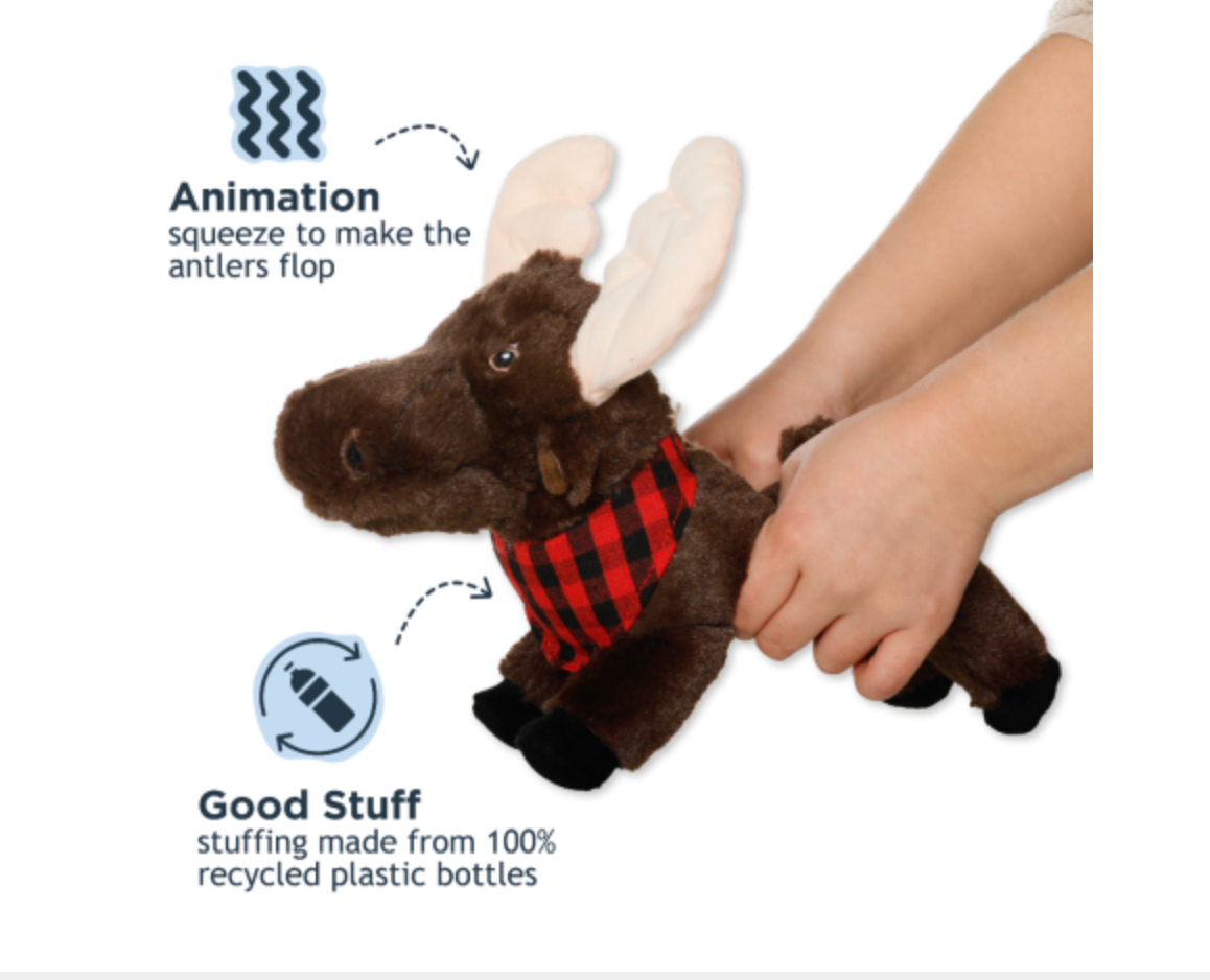 Animated Moose Dog Toy