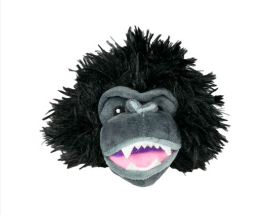 Gorilla Head 2-in-1 Dog Toy