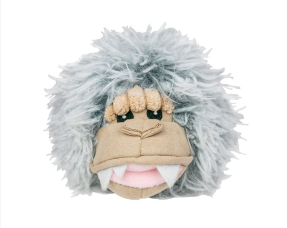 Yeti Head 2-in-1 Dog Toy