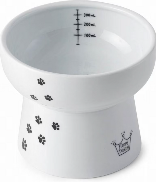 Raised Cat Water Bowl