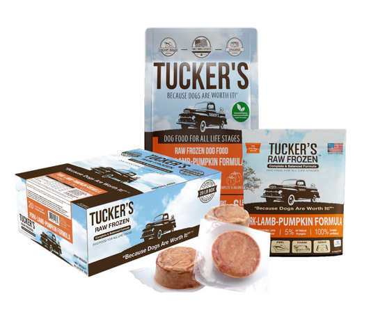 Tucker's Raw Frozen Dog Food - Pork, Lamb, & Pumpkin Formula