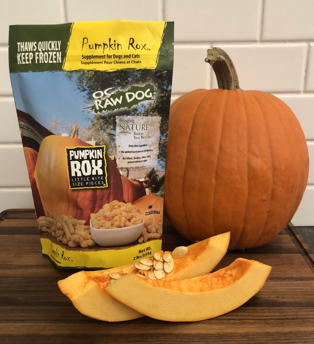 OC Raw Pumpkin Rox Frozen Dog and Cat