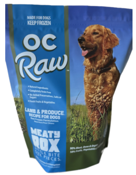 OC Raw Lamb & Produce Frozen Dog Food