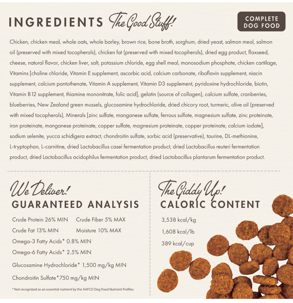 Nutritionals Mobility Chicken & Whole Oats Recipe Dry Dog Food