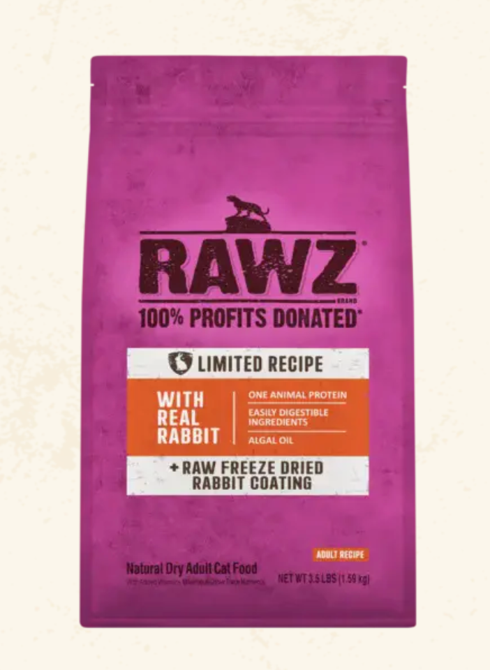 Rawz Real Rabbit Dry Food For Cats