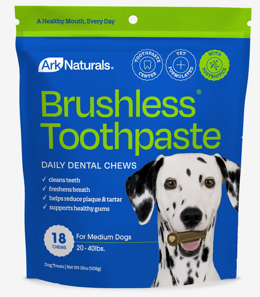 Ark Naturals BRUSHLESS TOOTHPASTE Dental Chews