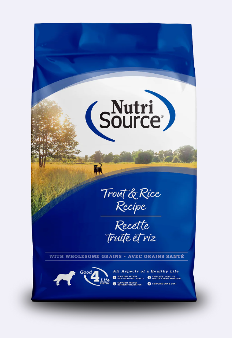 NutriSource Trout & Rice Adult Dog Food