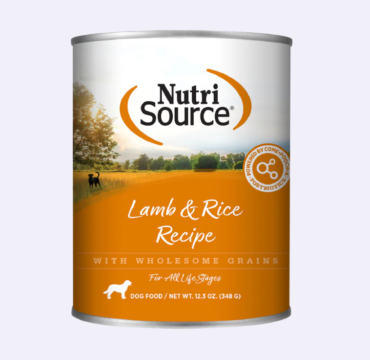 NutriSource Wet Dog Food Lamb & Rice