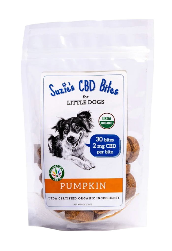 Suzie's CBD Bites for Small Dogs - 2 mg pieces