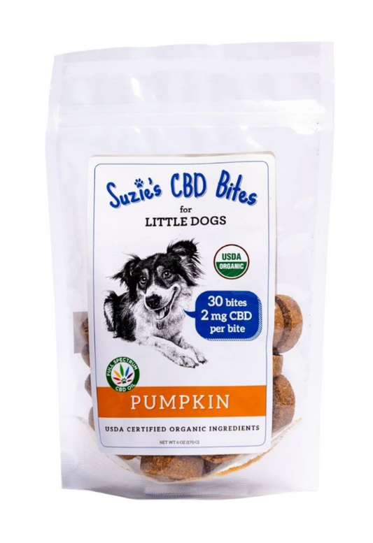 Suzie's CBD Bites for Small Dogs - 2 mg pieces