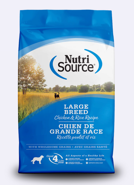NutriSource LARGE BREED Chicken & Rice Adult Dog Food