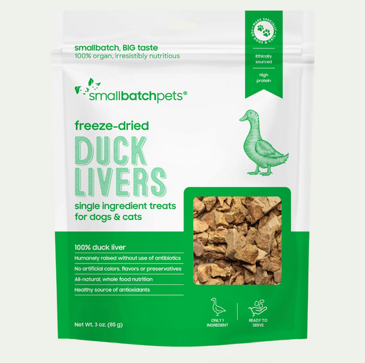 Small Batch Duck Liver Treats