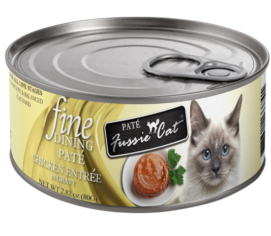 Fussie Cat Fine Dining Pate Chicken Entree in Gravy Recipe