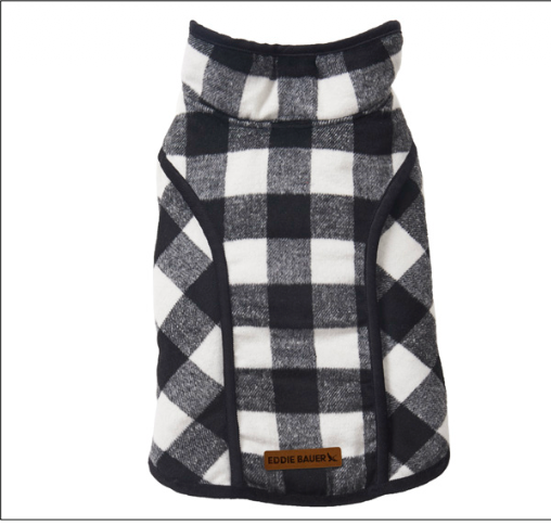 Eddie Bauer Kendall Brushed Check Vest - Black/White
