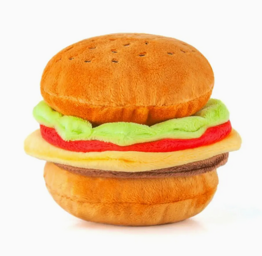 Cheeseburger Dog Toy
