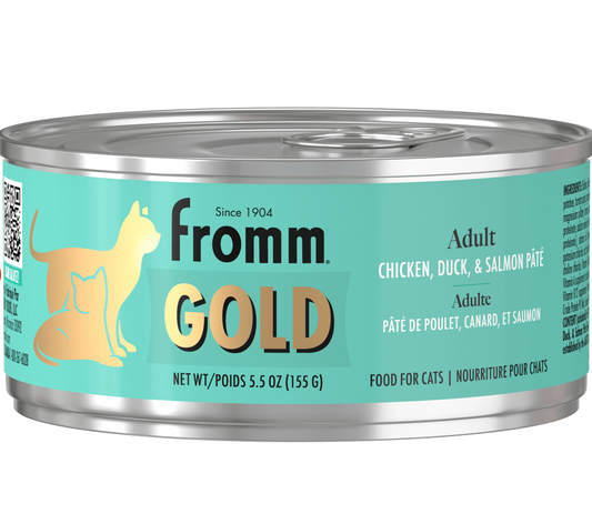Fromm Gold Adult Chicken Duck Salmon Pate Cat Wet Food