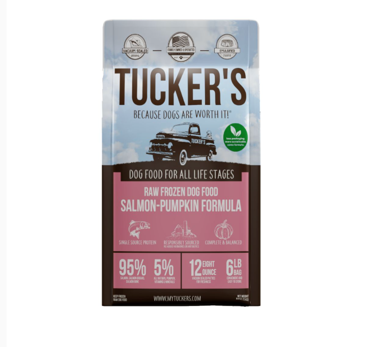 Tucker's Raw Frozen Dog Food - Salmon & Pumpkin Formula