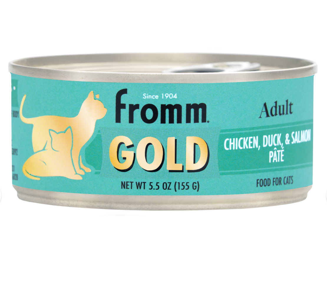 Fromm Gold Adult Chicken Duck Salmon Pate Cat Wet Food